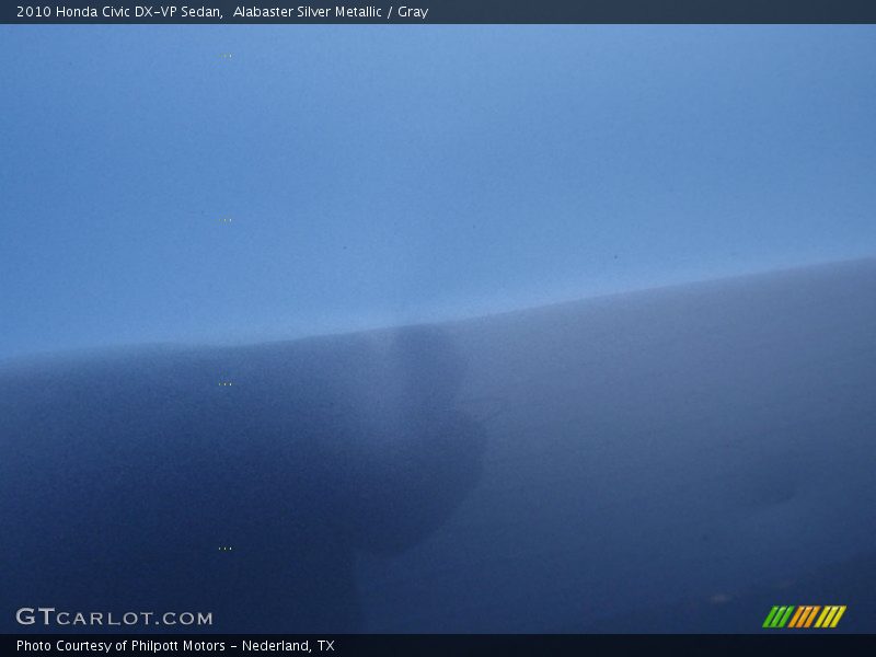 Alabaster Silver Metallic / Gray 2010 Honda Civic DX-VP Sedan