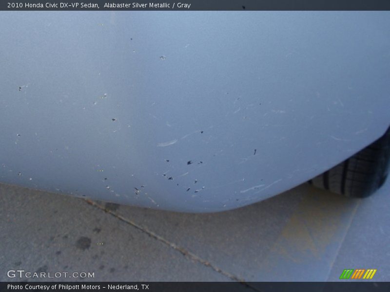 Alabaster Silver Metallic / Gray 2010 Honda Civic DX-VP Sedan