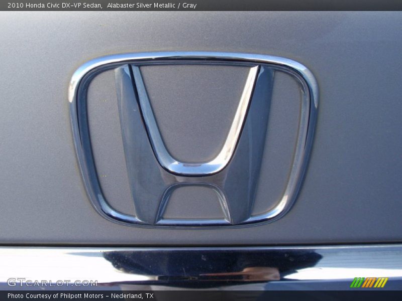 Alabaster Silver Metallic / Gray 2010 Honda Civic DX-VP Sedan