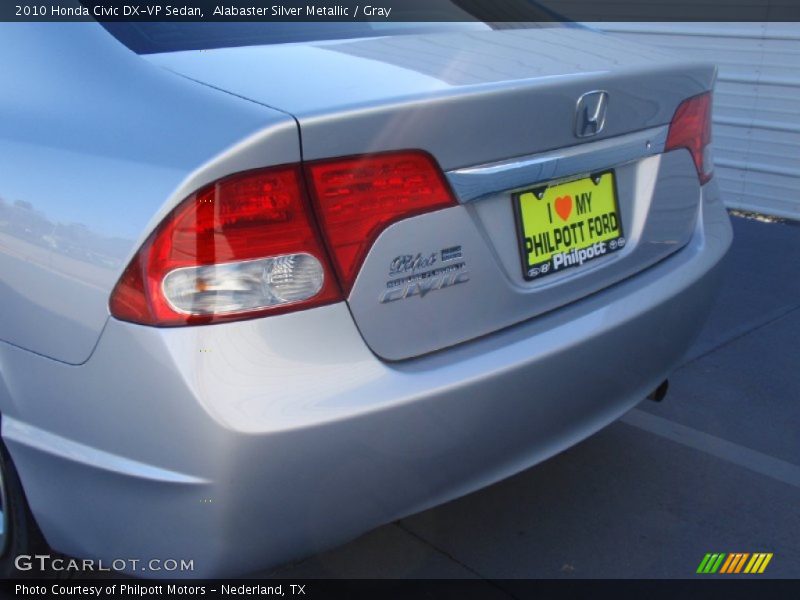 Alabaster Silver Metallic / Gray 2010 Honda Civic DX-VP Sedan