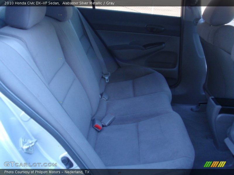 Alabaster Silver Metallic / Gray 2010 Honda Civic DX-VP Sedan