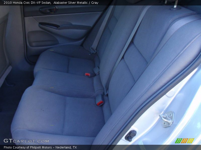 Alabaster Silver Metallic / Gray 2010 Honda Civic DX-VP Sedan