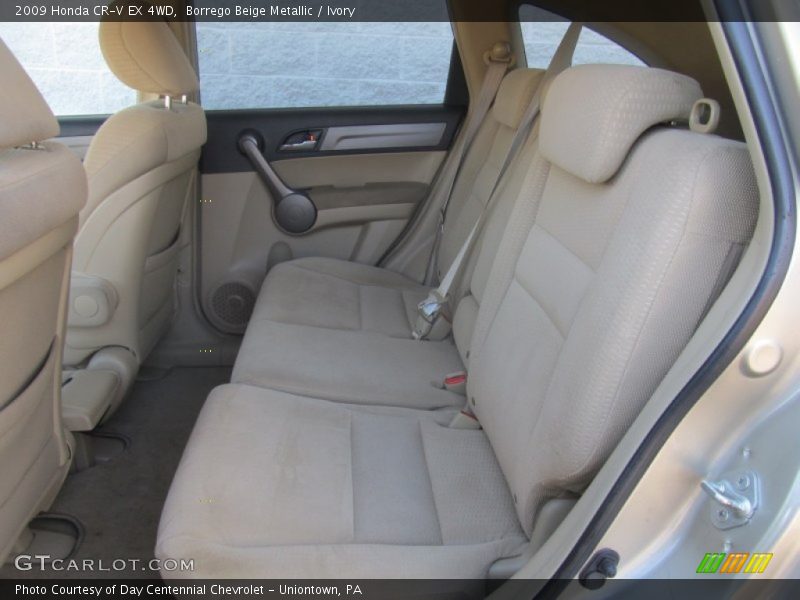 Rear Seat of 2009 CR-V EX 4WD