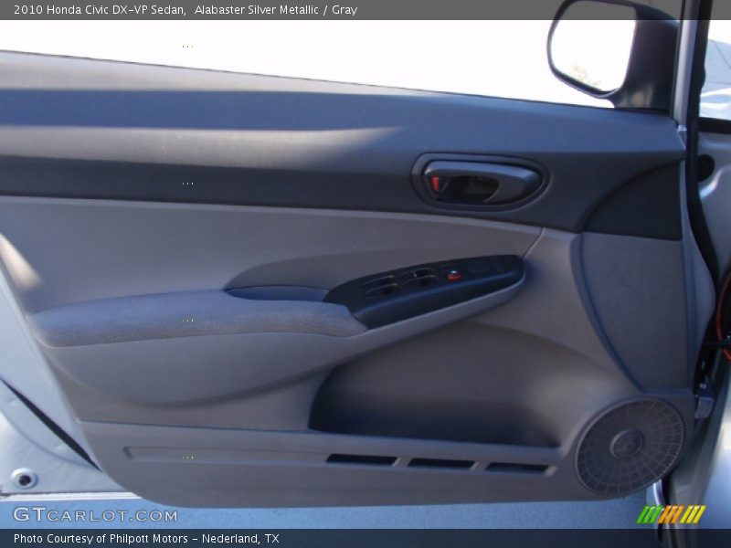 Alabaster Silver Metallic / Gray 2010 Honda Civic DX-VP Sedan