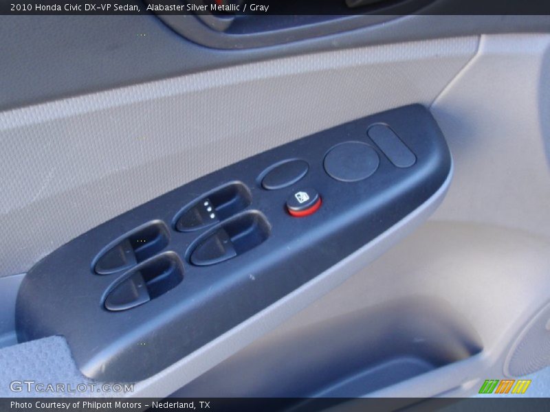 Alabaster Silver Metallic / Gray 2010 Honda Civic DX-VP Sedan