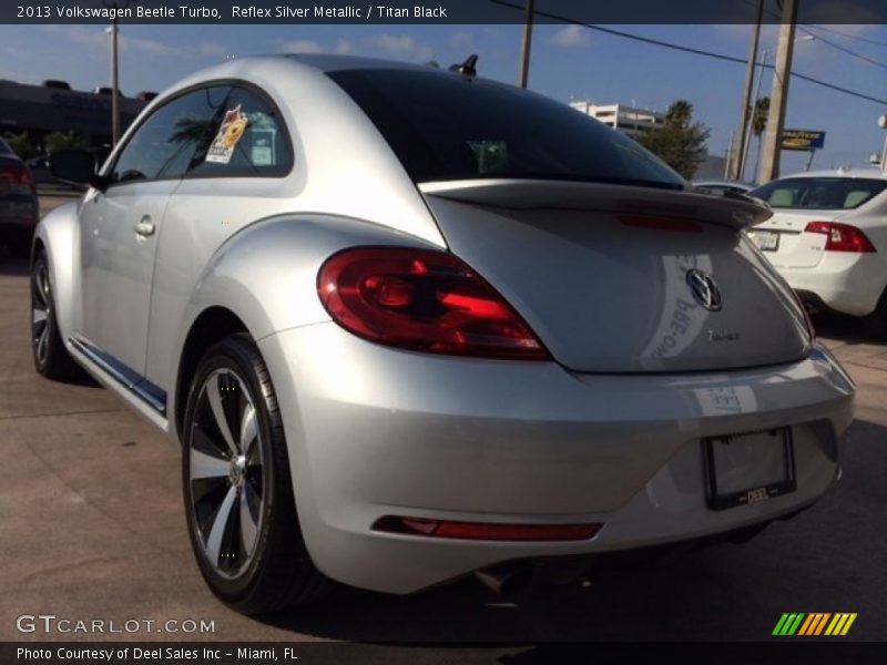 Reflex Silver Metallic / Titan Black 2013 Volkswagen Beetle Turbo