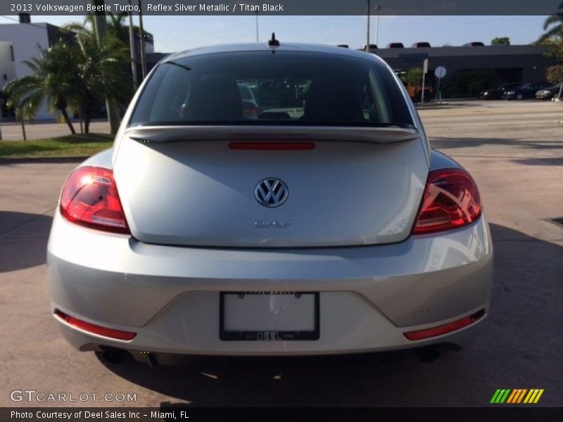 Reflex Silver Metallic / Titan Black 2013 Volkswagen Beetle Turbo