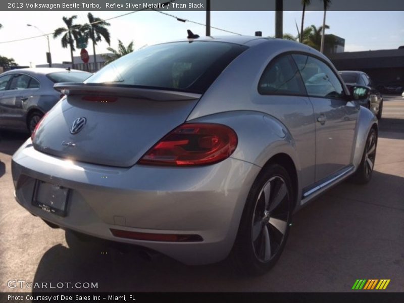 Reflex Silver Metallic / Titan Black 2013 Volkswagen Beetle Turbo