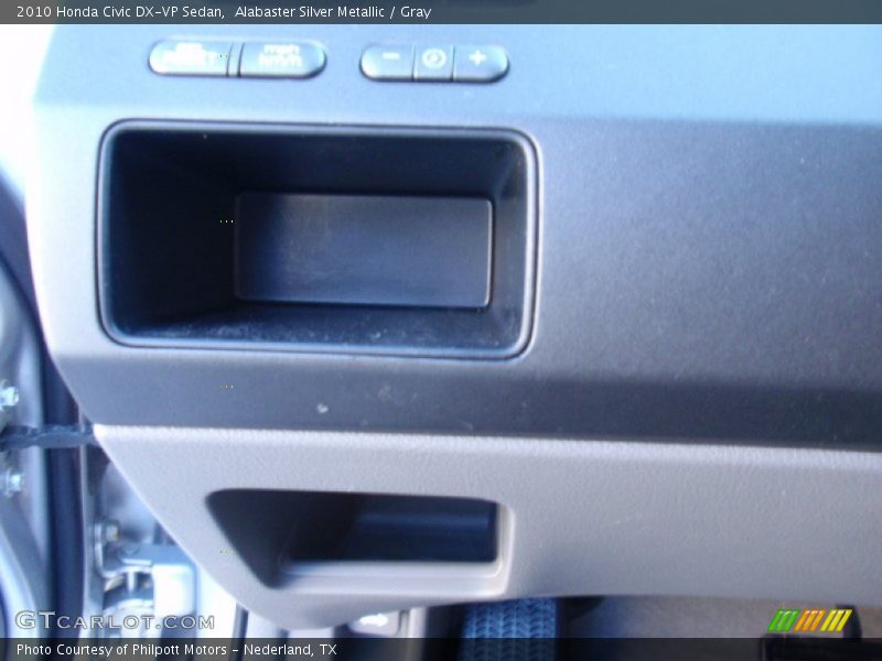 Alabaster Silver Metallic / Gray 2010 Honda Civic DX-VP Sedan