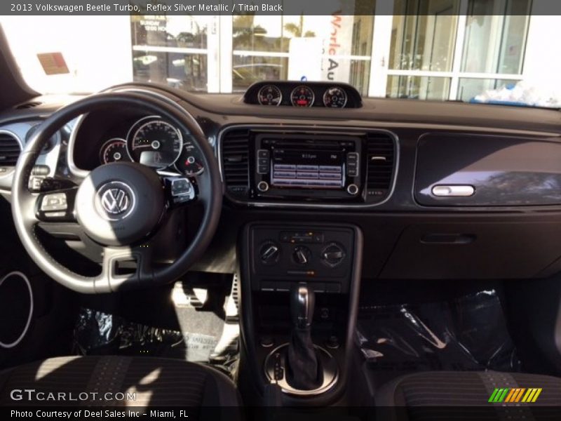 Reflex Silver Metallic / Titan Black 2013 Volkswagen Beetle Turbo