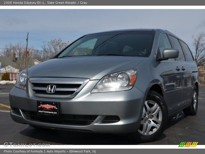 Slate Green Metallic / Gray 2006 Honda Odyssey EX-L