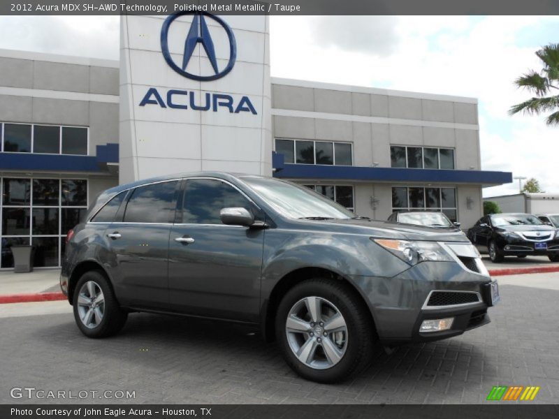 Polished Metal Metallic / Taupe 2012 Acura MDX SH-AWD Technology