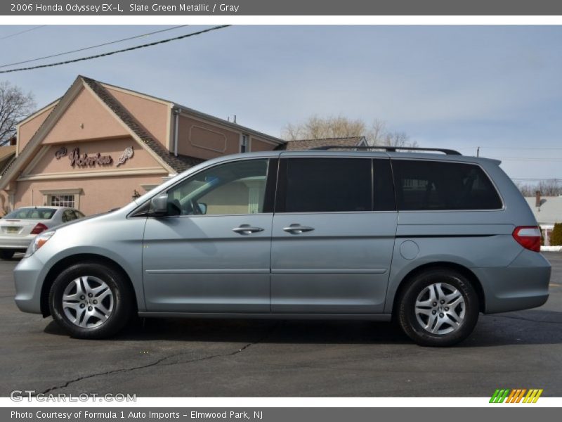 Slate Green Metallic / Gray 2006 Honda Odyssey EX-L