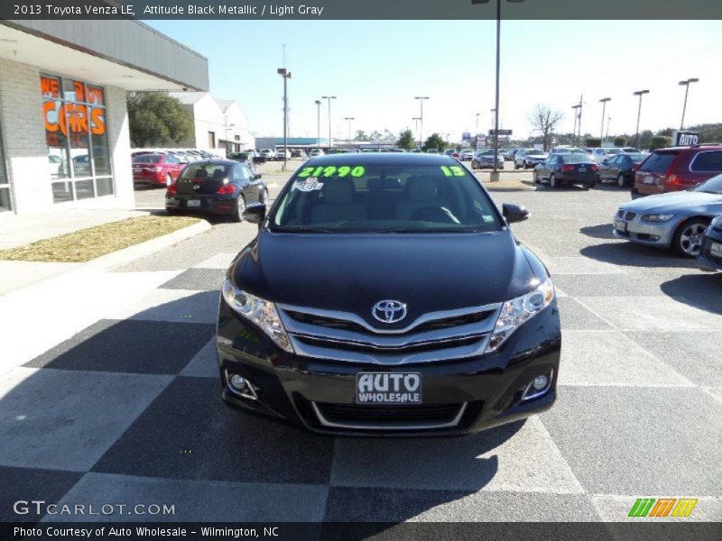 Attitude Black Metallic / Light Gray 2013 Toyota Venza LE