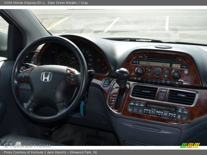 Slate Green Metallic / Gray 2006 Honda Odyssey EX-L