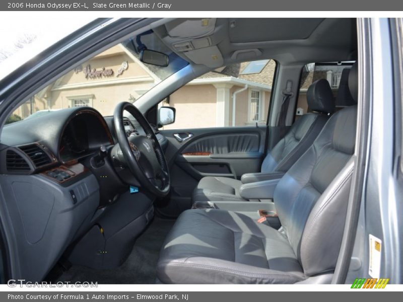Slate Green Metallic / Gray 2006 Honda Odyssey EX-L