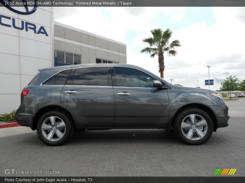 Polished Metal Metallic / Taupe 2012 Acura MDX SH-AWD Technology