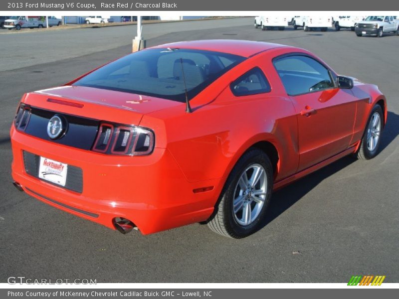 Race Red / Charcoal Black 2013 Ford Mustang V6 Coupe