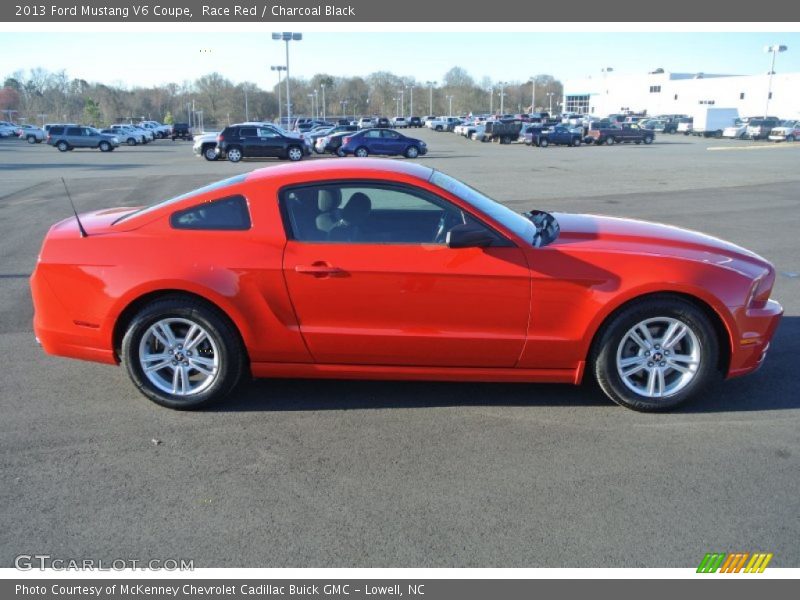Race Red / Charcoal Black 2013 Ford Mustang V6 Coupe