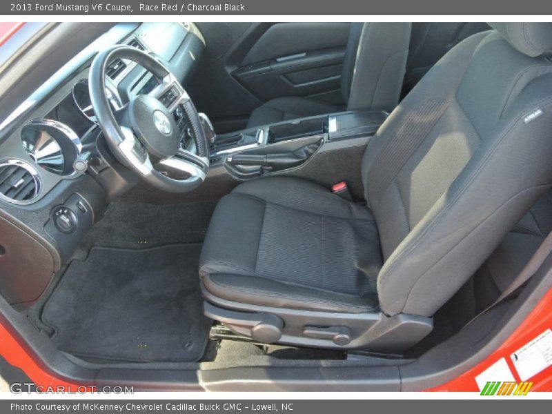 Race Red / Charcoal Black 2013 Ford Mustang V6 Coupe