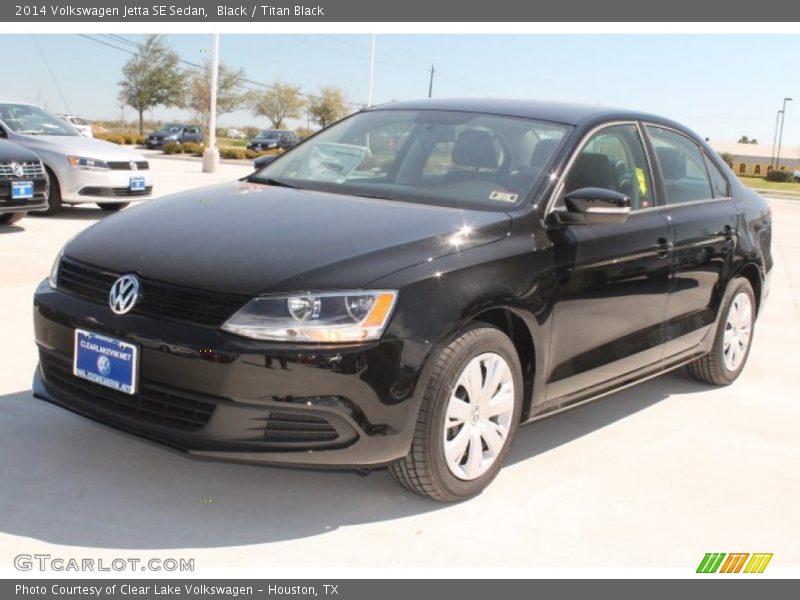 Black / Titan Black 2014 Volkswagen Jetta SE Sedan