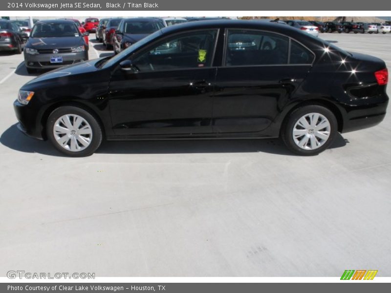 Black / Titan Black 2014 Volkswagen Jetta SE Sedan