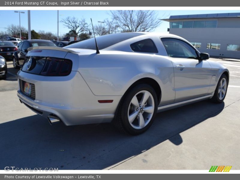 Ingot Silver / Charcoal Black 2014 Ford Mustang GT Coupe