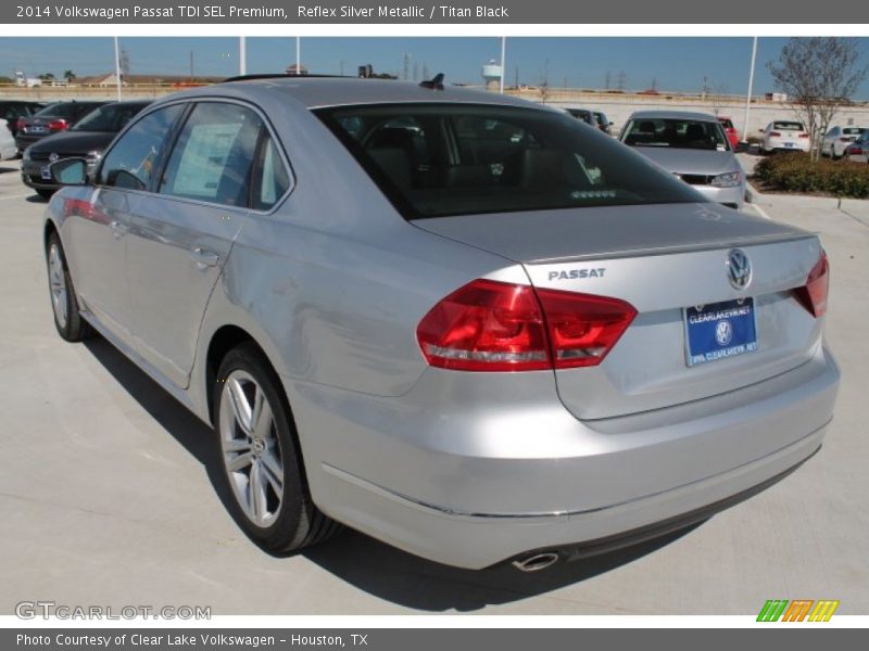 Reflex Silver Metallic / Titan Black 2014 Volkswagen Passat TDI SEL Premium
