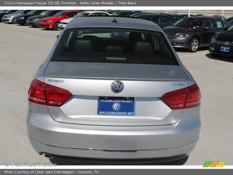 Reflex Silver Metallic / Titan Black 2014 Volkswagen Passat TDI SEL Premium