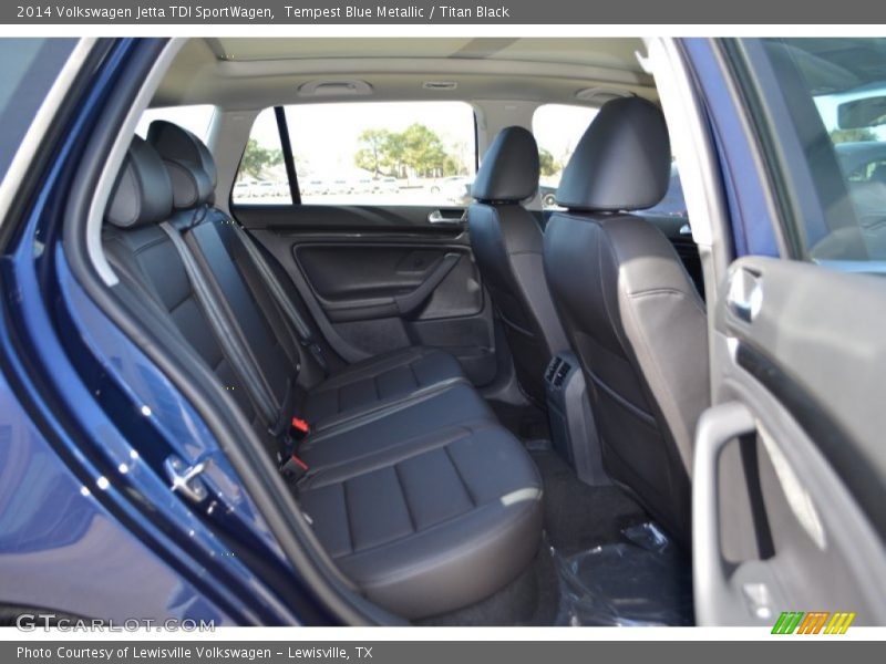 Tempest Blue Metallic / Titan Black 2014 Volkswagen Jetta TDI SportWagen