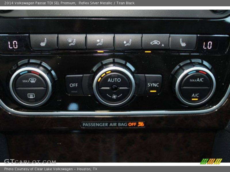 Reflex Silver Metallic / Titan Black 2014 Volkswagen Passat TDI SEL Premium