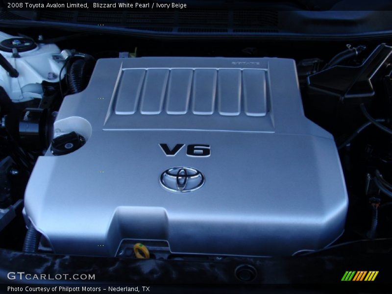 Blizzard White Pearl / Ivory Beige 2008 Toyota Avalon Limited