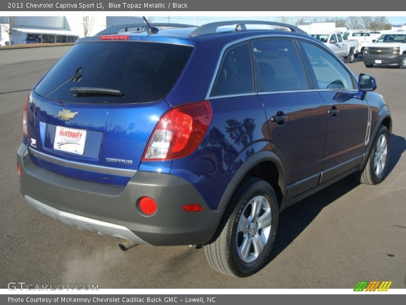Blue Topaz Metallic / Black 2013 Chevrolet Captiva Sport LS