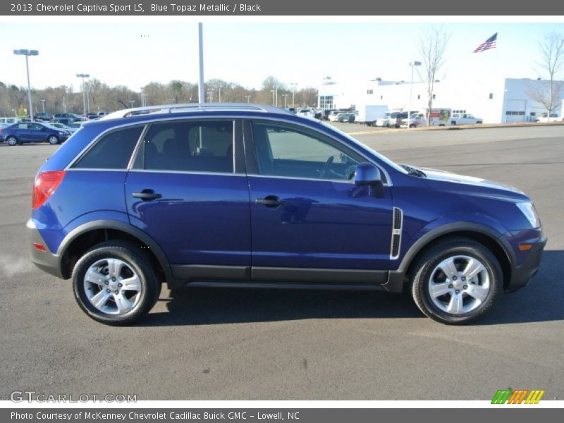 Blue Topaz Metallic / Black 2013 Chevrolet Captiva Sport LS