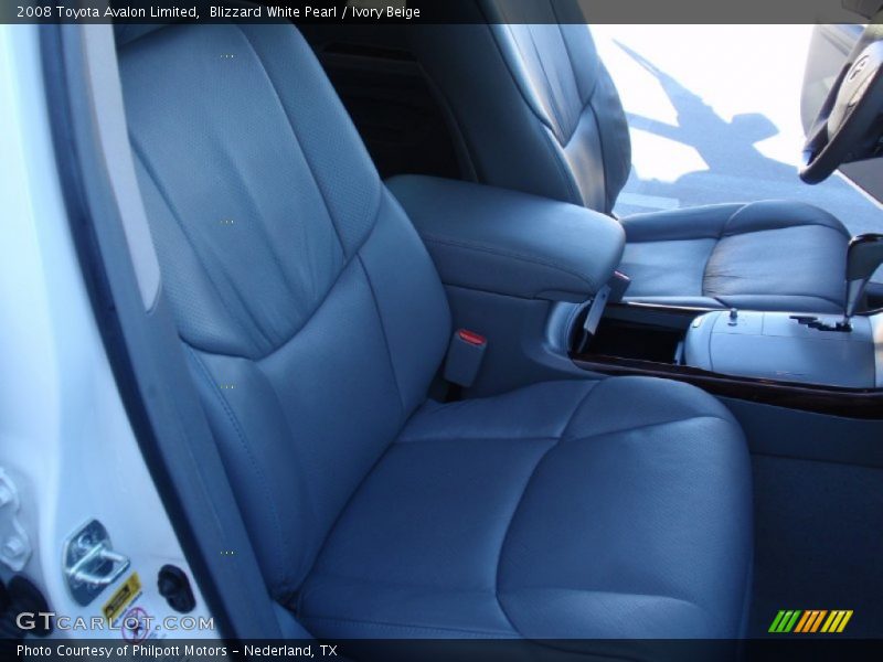 Blizzard White Pearl / Ivory Beige 2008 Toyota Avalon Limited