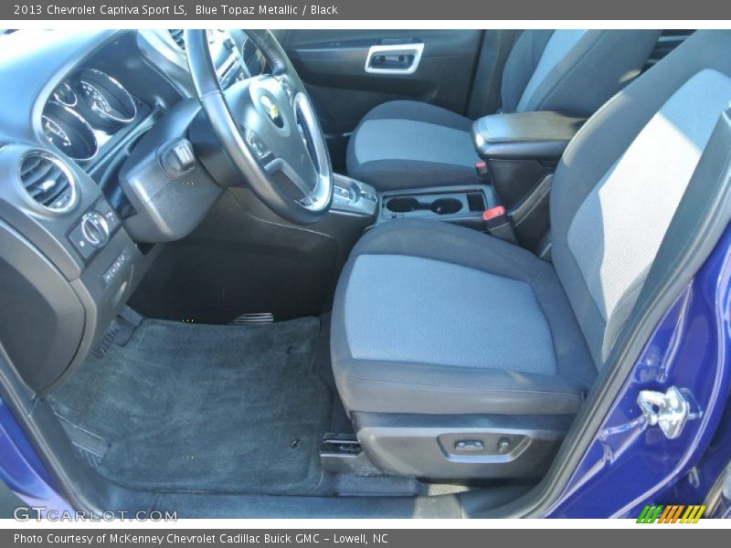 Blue Topaz Metallic / Black 2013 Chevrolet Captiva Sport LS