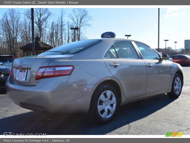 Desert Sand Metallic / Bisque 2009 Toyota Camry LE