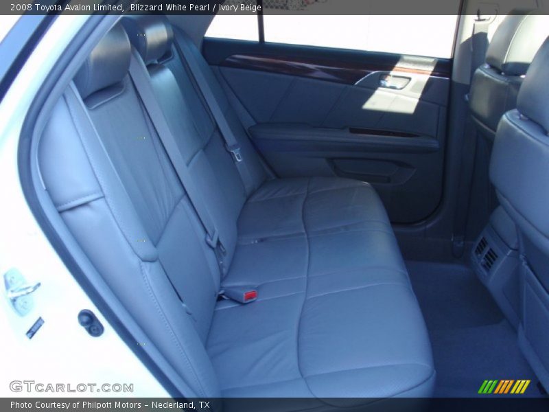 Blizzard White Pearl / Ivory Beige 2008 Toyota Avalon Limited