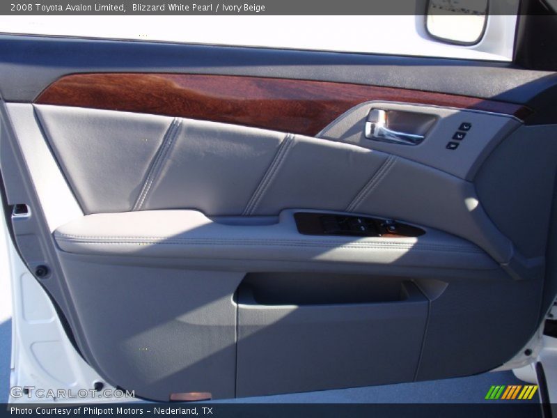 Blizzard White Pearl / Ivory Beige 2008 Toyota Avalon Limited
