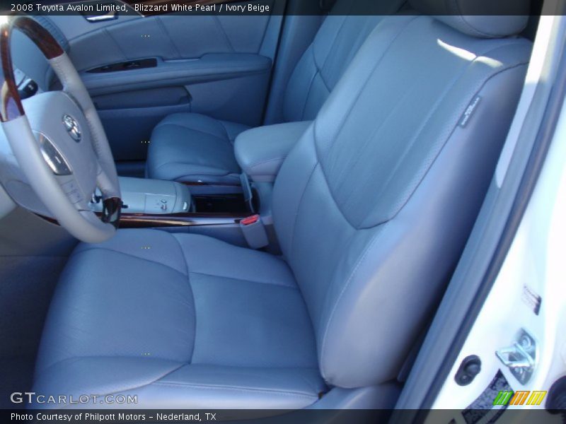 Blizzard White Pearl / Ivory Beige 2008 Toyota Avalon Limited