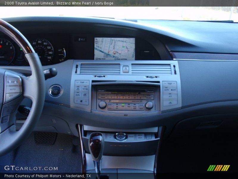 Blizzard White Pearl / Ivory Beige 2008 Toyota Avalon Limited