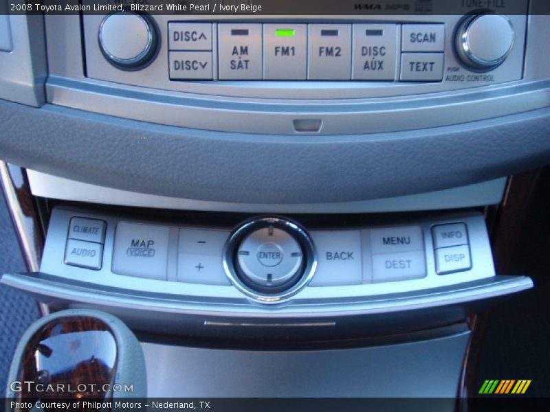 Blizzard White Pearl / Ivory Beige 2008 Toyota Avalon Limited