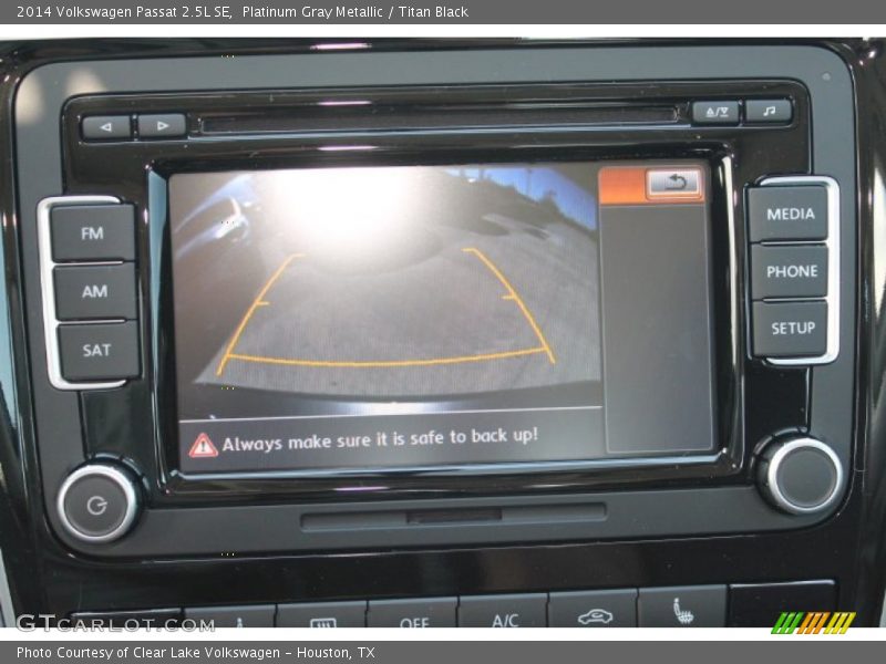 Platinum Gray Metallic / Titan Black 2014 Volkswagen Passat 2.5L SE