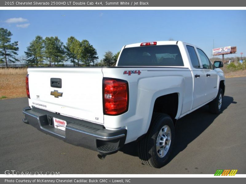 Summit White / Jet Black 2015 Chevrolet Silverado 2500HD LT Double Cab 4x4