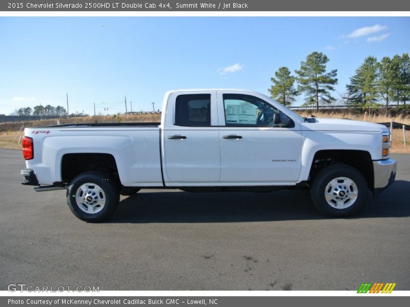 Summit White / Jet Black 2015 Chevrolet Silverado 2500HD LT Double Cab 4x4