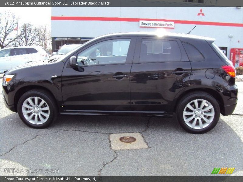 Labrador Black / Black 2012 Mitsubishi Outlander Sport SE