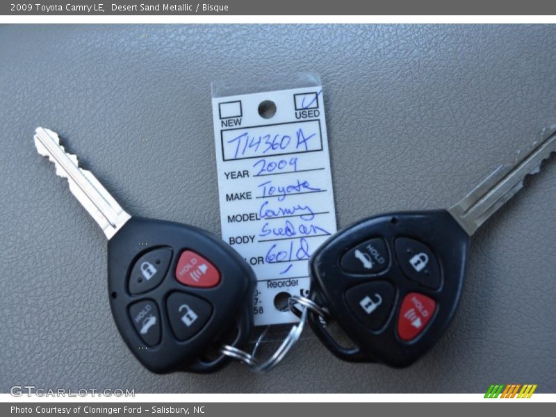 Desert Sand Metallic / Bisque 2009 Toyota Camry LE