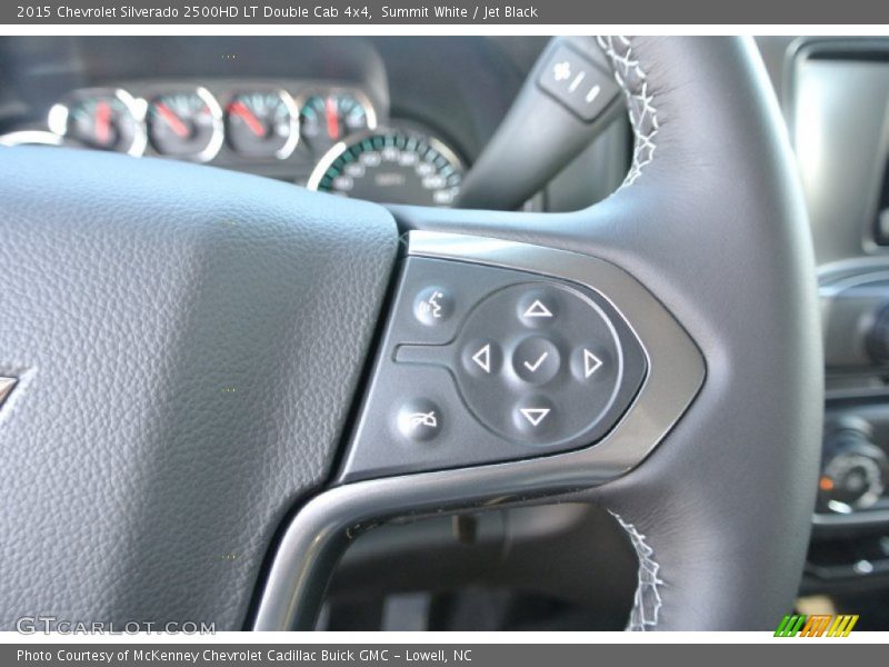 Summit White / Jet Black 2015 Chevrolet Silverado 2500HD LT Double Cab 4x4