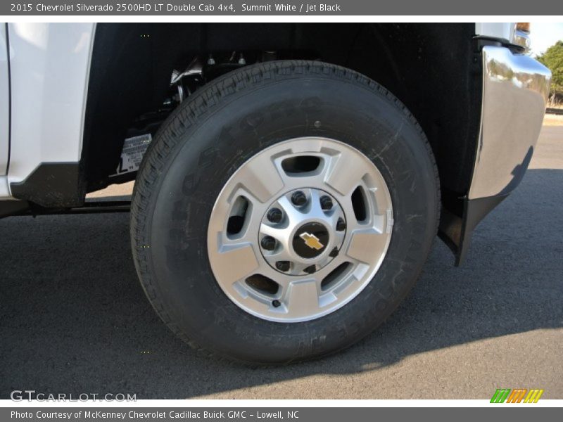 Summit White / Jet Black 2015 Chevrolet Silverado 2500HD LT Double Cab 4x4