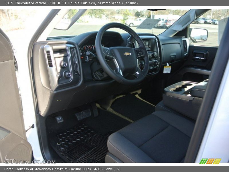 Summit White / Jet Black 2015 Chevrolet Silverado 2500HD LT Double Cab 4x4